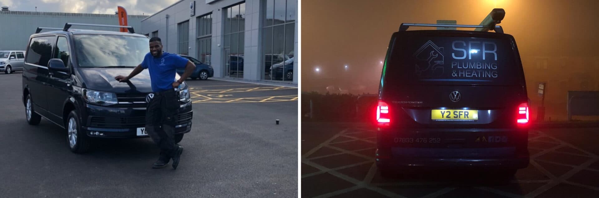 Sfr Plumbing New Company Van Branded